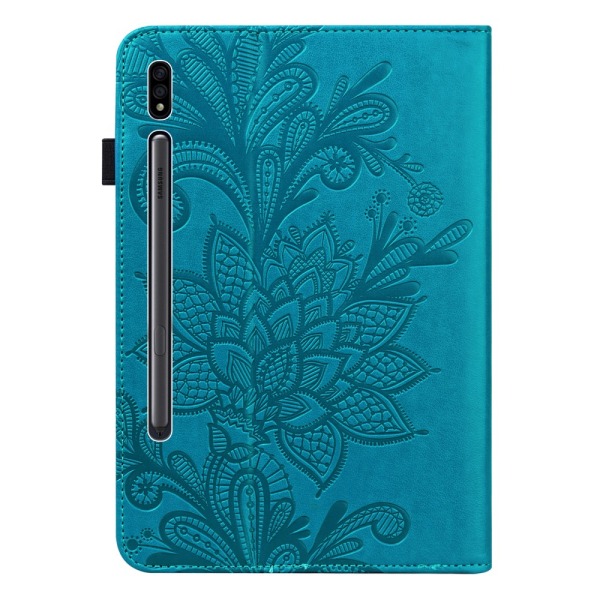 SKALO Samsung Tab S8 Mandala Flip Cover - Blå Blue