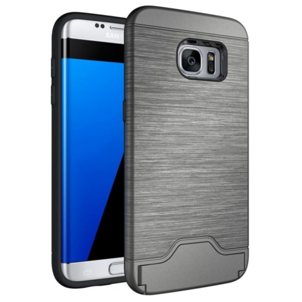 Samsung S7 | Panser skal | Kortholder - flere farver Silver