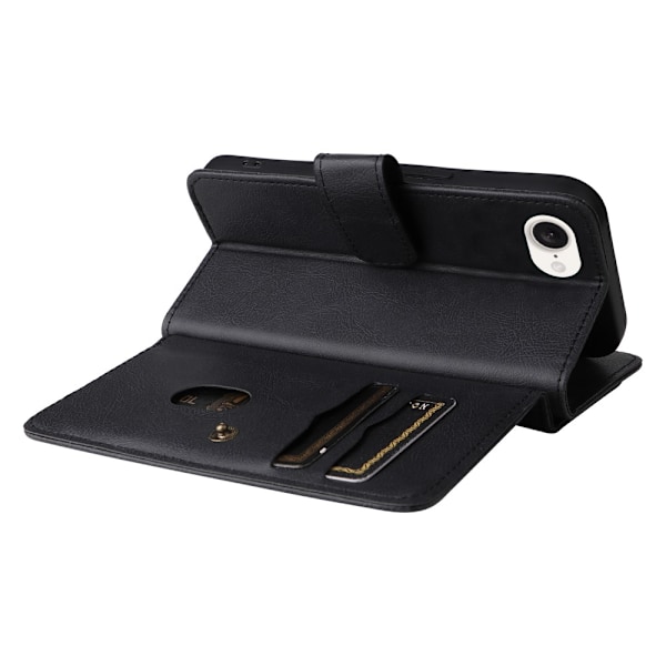SKALO iPhone 16e KT 10-FACK Plånboksfodral - Svart Svart