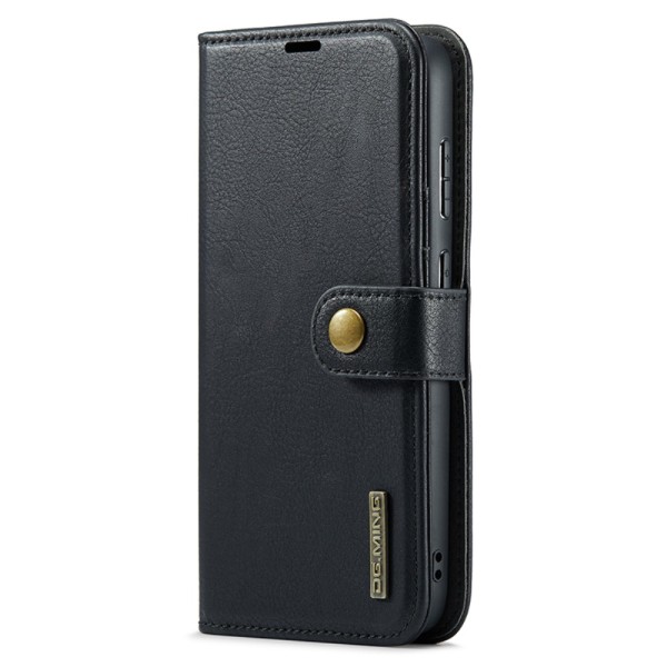 DG MING Samsung S23 FE 2-i-1 Magnet Pungetui - Sort Black