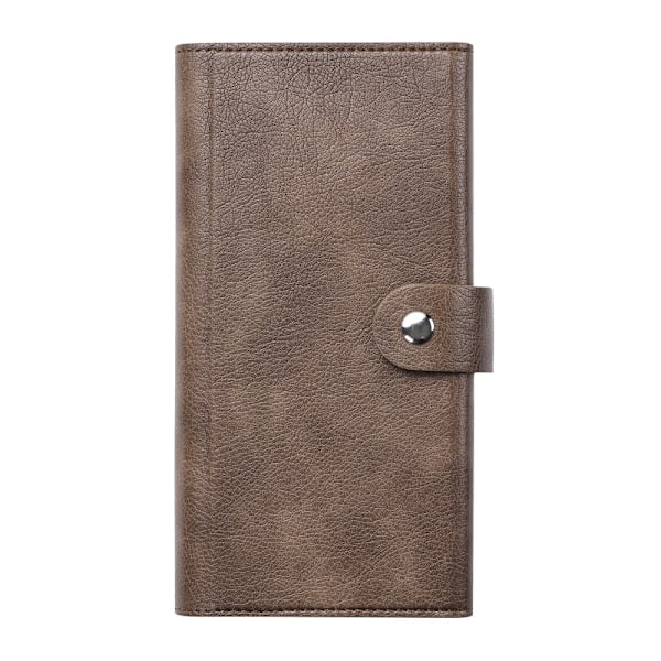 VILI iPhone 16 GVB Series Flip Cover m. pung i PU-læder - Brun Brown