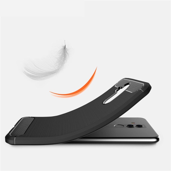 Stöttåligt Armor Carbon TPU-skal Huawei Mate 20 Lite Grey
