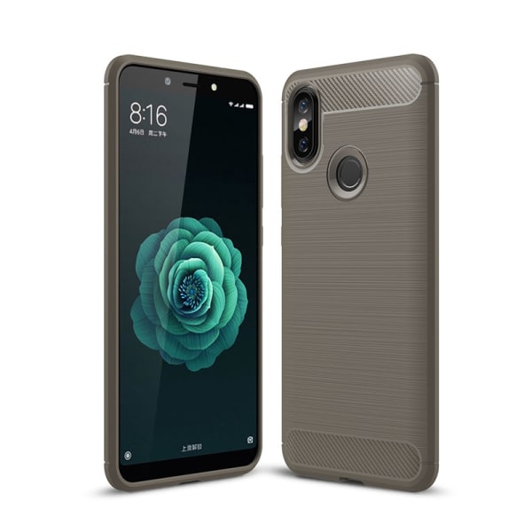 Stöttåligt Armor Carbon TPU-skal Xiaomi Mi A2 Black