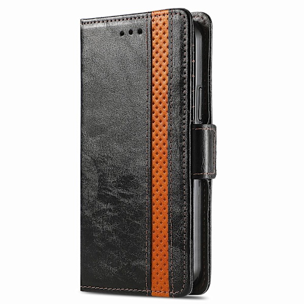SKALO Google Pixel 9 Pro XL CASENEO 002 Series Premium PU-Läder Plånbok - Svart Svart