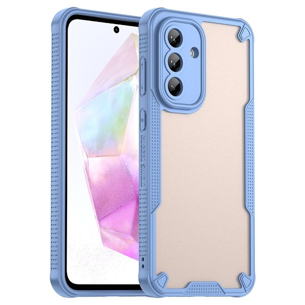 SKALO Samsung A56 5G Armor Hybrid Frosted Suojakuori - Sininen Blue