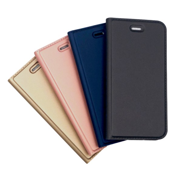 Plånboksfodral Ultratunn design Nokia 7 Plus Gold