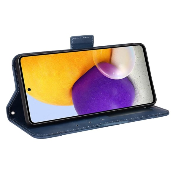 SKALO Samsung A53 5G 6-lokeroa Lompakkokotelo - Sininen Blue