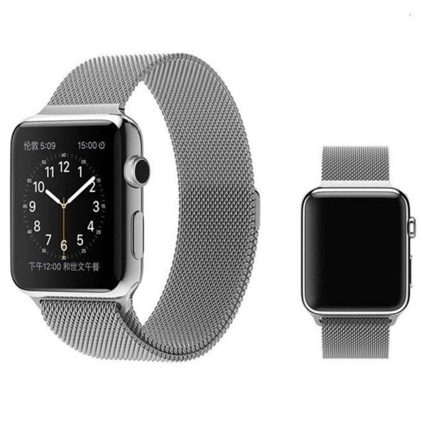 SKALO Milanese Loop Apple Watch Series 1-3 38mm - Fler färger Silver