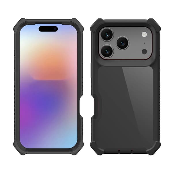 SKALO Robust Hjørnebeskyttelse Cover til iPhone 18 Pro - Sort Black