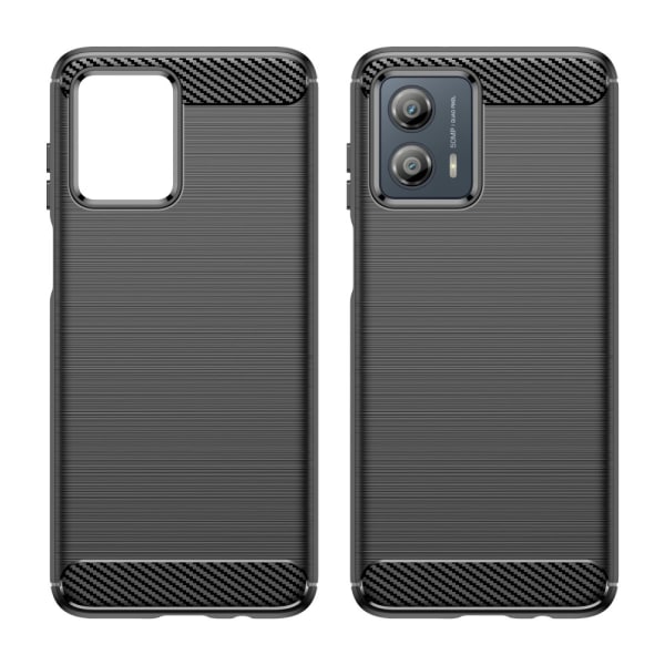 SKALO Motorola Moto G53 5G Armor Carbon Stöttåligt TPU-skal - Fl Svart