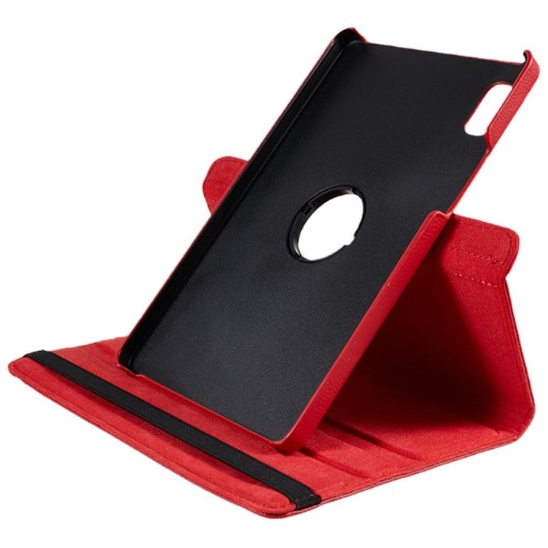 SKALO Lenovo Tab M9 360 Litchi Flip Cover - Rød Red