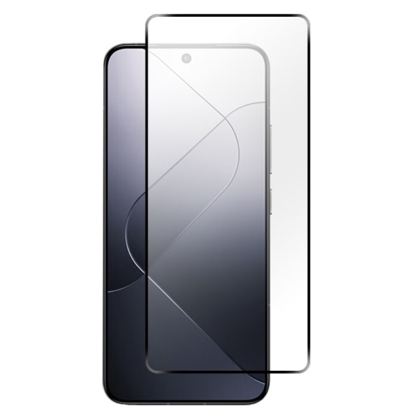 SKALO Xiaomi 14 5G FULL-FIT Hærdet Glas Skærmbeskyttelse - Sort Black