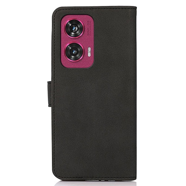 SKALO Motorola Edge 50 Fusion KHAZNEH Plånboksfodral i PU-Läder - Svart Svart