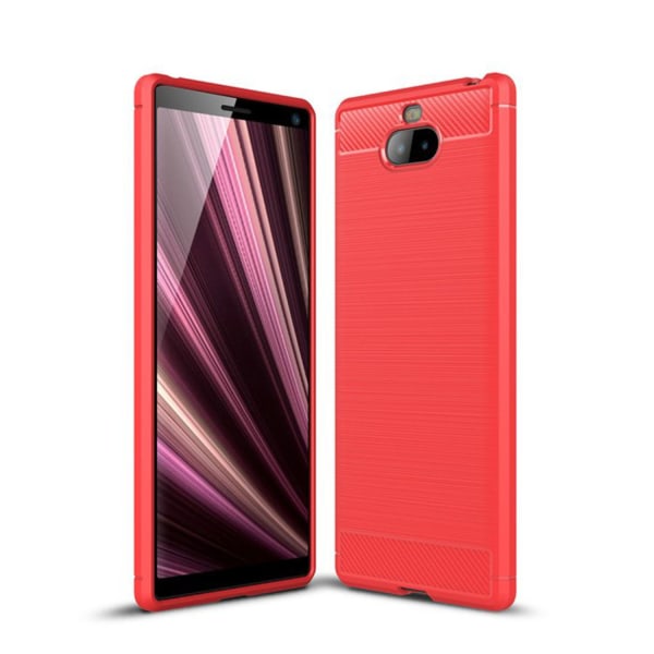 Stöttåligt Armor Carbon TPU-skal Sony Xperia 10 Plus Grey