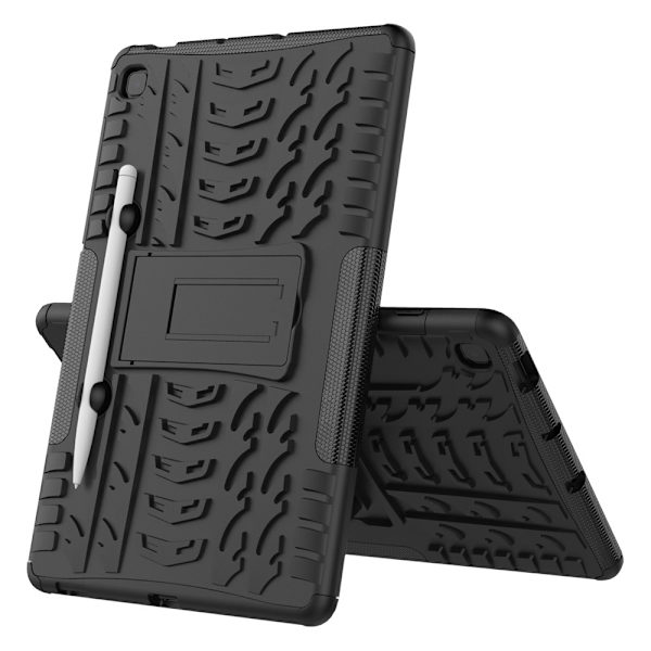 SKALO Samsung Tab S6 Lite Armor Däck Hybrid Skal - Svart Svart