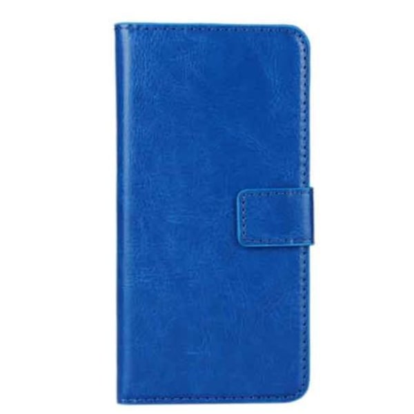 PU-nahkainen lompakkokotelo iPhone 6 / 6S PLUS -puhelimelle - enemmän värejä Blue