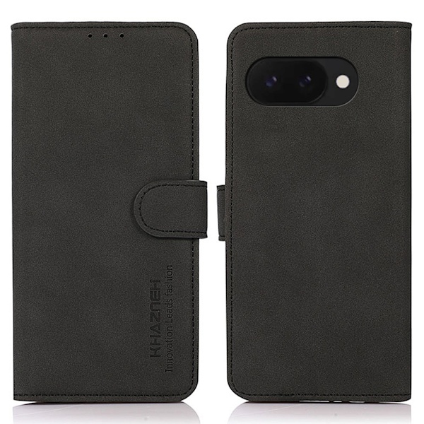 SKALO Google Pixel 9a KHAZNEH Lompakkokotelo - Musta Black