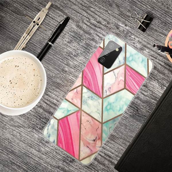 SKALO Samsung A02s / A03s Marmor TPU-skal - Motiv 4 Multicolor