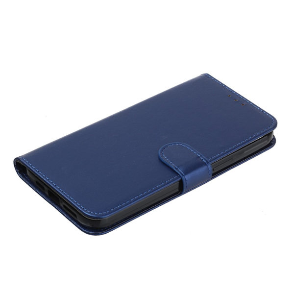 SKALO Sony Xperia 10 V Lompakkokotelo PU-nahkaa - Sininen Blue