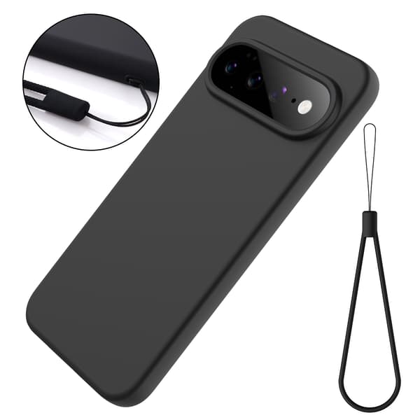 SKALO Tynd Silikone Cover til Google Pixel 11 - Sort Black