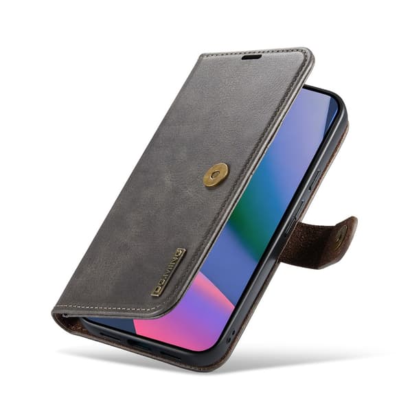 DG MING 2-i-1 Magnet Plånboksfodral för Google Pixel 11 Pro XL - Grå grå
