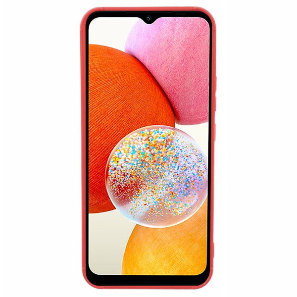 SKALO Samsung A15 4G Puffer Bumper TPU-suojakuori - Punainen Red