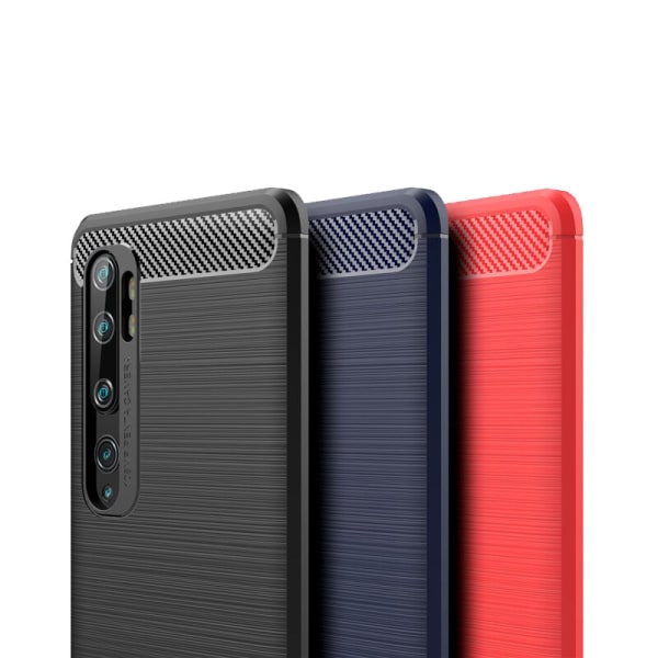 Stöttåligt Armor Carbon TPU-skal Xiaomi Mi Note 10 / Note 10 Pro Blue
