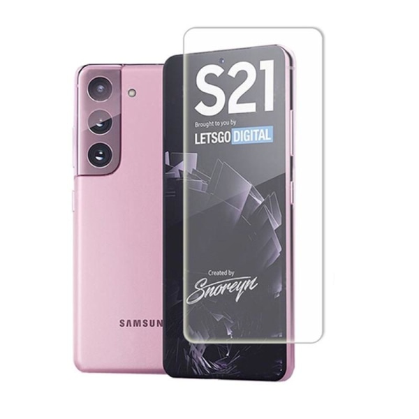 2-PACK SKALO Samsung S21 näytönsuoja karkaistua lasia Transparent