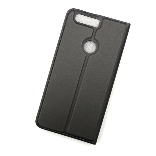 SKALO Huawei Honor 8 Lompakkokotelo Ultra-ohut muotoilu - Valitse väri Dark grey