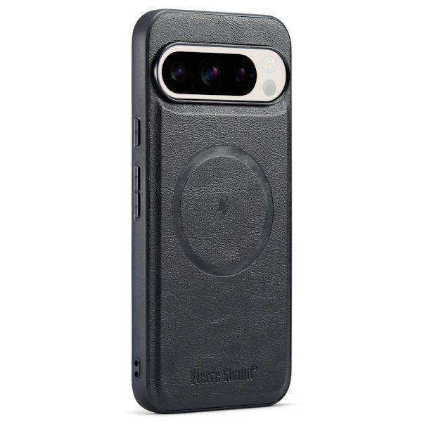 FIERRE SHANN Google Pixel 9/9 Pro 025-series Skal+Plånbok - Svart Svart