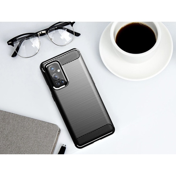 Stöttåligt Armor Carbon TPU-skal Oneplus 9 Pro Red