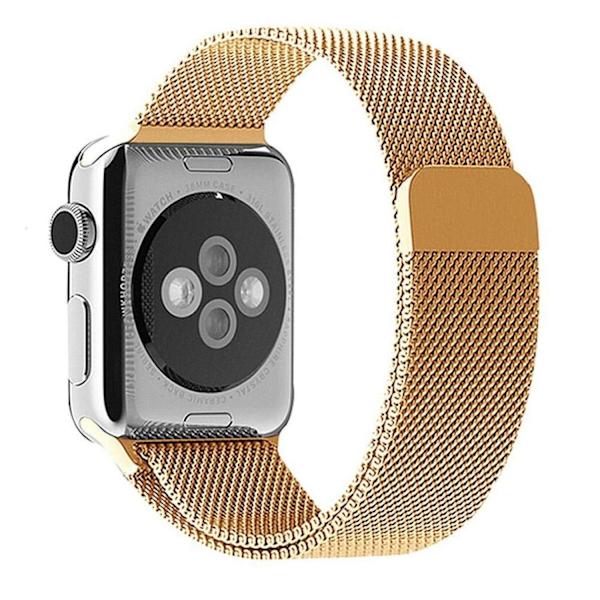 SKALO Milanese Loop Apple Watch Series 7-9 41mm - Fler färger Guld