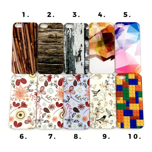 Skal med motiv iPhone 5/5S/SE MultiColor #4