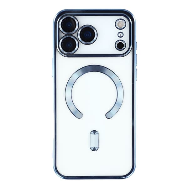 SKALO Metallic TPU Cover til iPhone 18 Pro - Blå Blue
