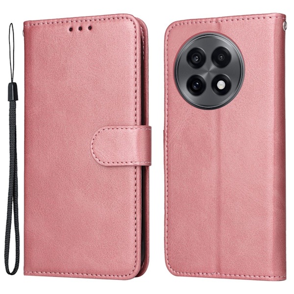SKALO OnePlus 13R PU-läder Plånboksfodral - Fler färger Rosa