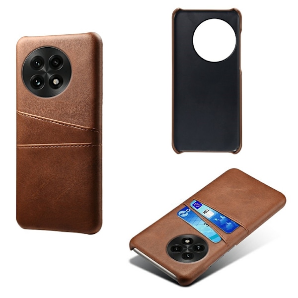 SKALO OnePlus 13 PU-Læder Kortholder Cover - Brun Brown