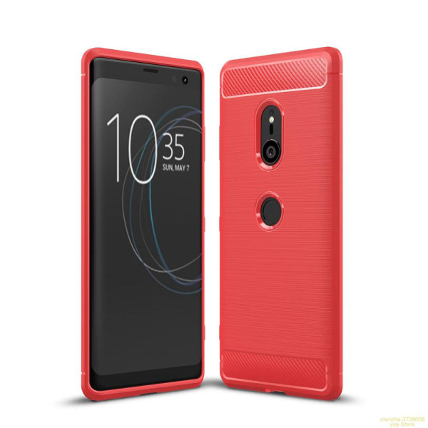 Stöttåligt Armor Carbon TPU-skal Sony Xperia XZ3 Red