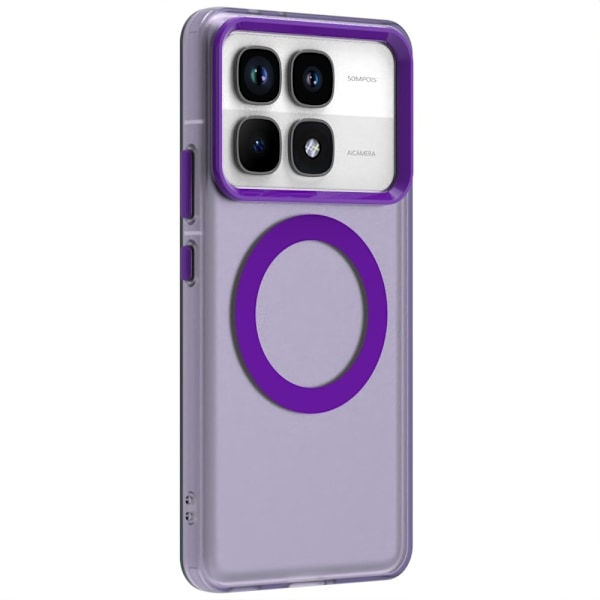 SKALO Xiaomi 14T Pro Candy Series Hybrid Cover - Lilla Purple