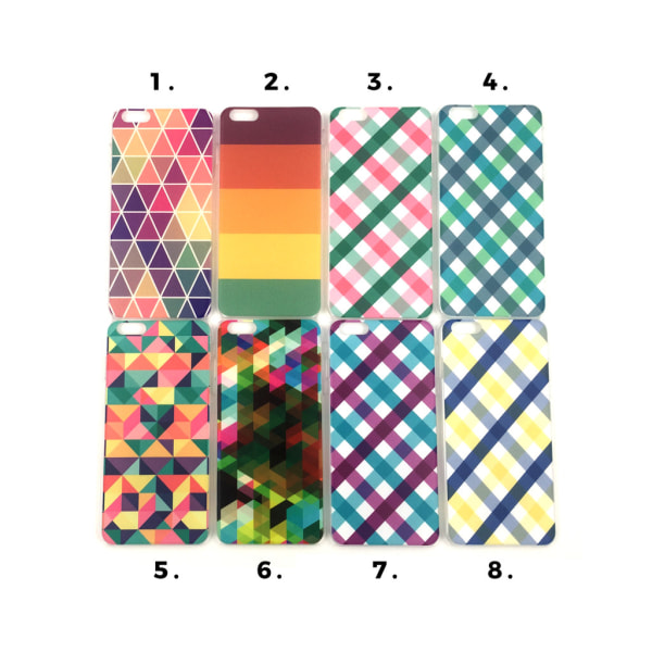 Skal med motiv iPhone 6/6S PLUS MultiColor Motiv 6