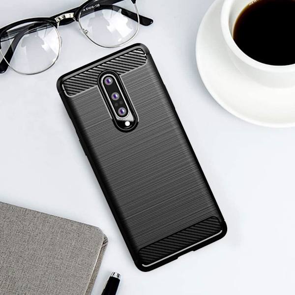 Stöttåligt Armor Carbon TPU-skal Oneplus 8 - fler färger Blå