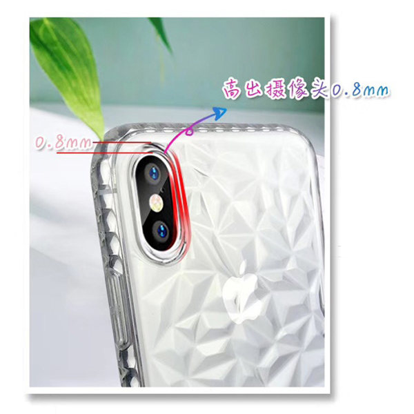 Extra tåligt 3D Diamant TPU iPhone 7/8 Gold