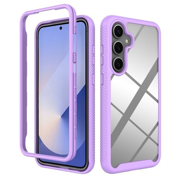 SKALO Samsung S25+ Shockproof Clear Hybrid Skal - Lila Lila
