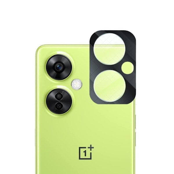 2-PAK SKALO OnePlus Nord CE 3 Lite 5G 3D Kameralinse Beskyttelsesglas Black
