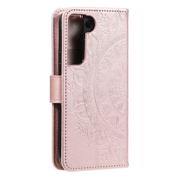 SKALO Samsung S22 Mandala Plånboksfodral - Roséguld Rosa guld