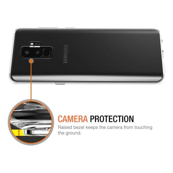 Läpinäkyvä silikoni-TPU-kuori Samsung S9 PLUS -puhelimelle Transparent