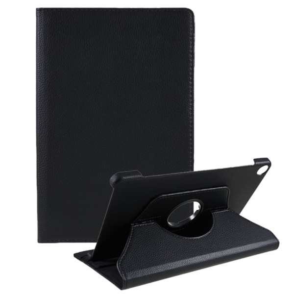 SKALO Lenovo Tab M10 (Gen 3) 360 Litchi Flip Cover - Sort Black