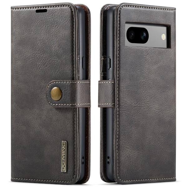 DG MING Google Pixel 8a 2-i-1 Magnet Plånboksfodral - Grå grå