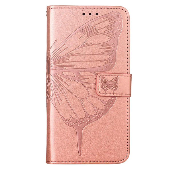 SKALO OnePlus Nord CE 3 Lite 5G Mandala Butterfly lompakkokotelo - Ruusukulta Pink gold