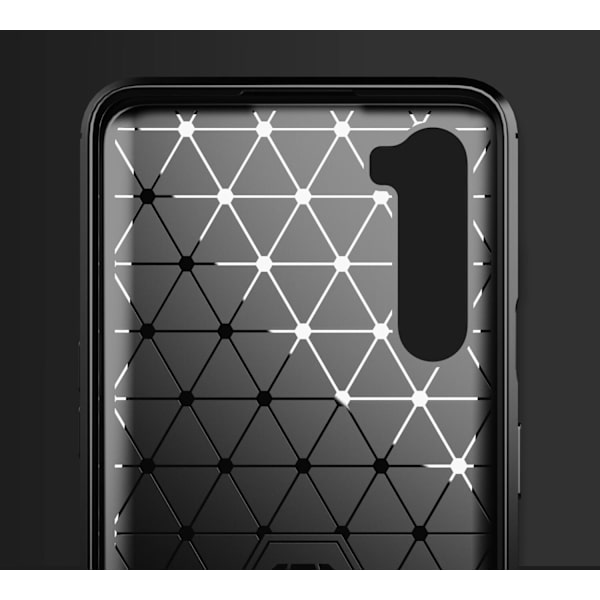 Stöttåligt Armor Carbon TPU-skal Oneplus Nord Blue