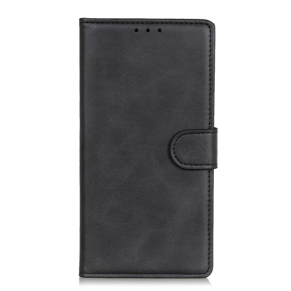 SKALO OnePlus 10T 5G Flip Cover m. pung i PU-læder - Sort Black